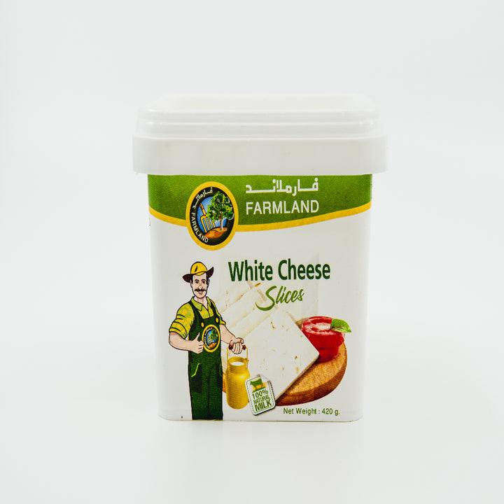farmland sliced white cheese 420 G