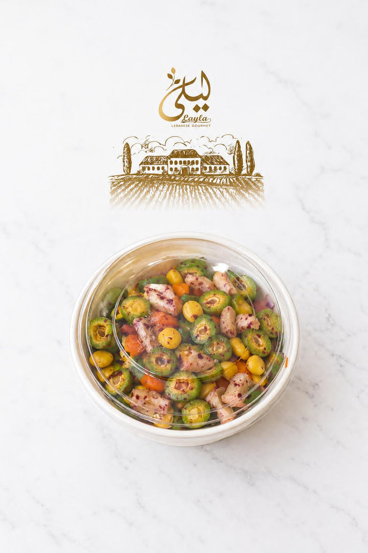 سلطة اللوز _ ترمس Almond Salad